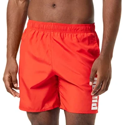 Image of Puma Swimming shorts, Men&#039;s, Size: Small, Red