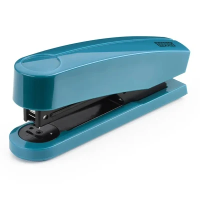 Image of NOVUS B2 Color ID 2.0 Stapler (25 Sheets Stapling Capacity, Top Loading Mechanism, Metal Device with Plastic Sheath, includes 200 Staples) Bright Petrol