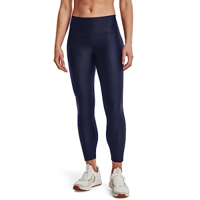 Image of Under Armour HI Ankle Leggings, Women&#039;s, Size: Large, Midnight navy/ white