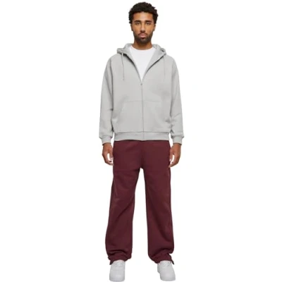 Image of Urban Classics Tracksuit, Men&#039;s, Size: Small, Lightasphalt+cherry