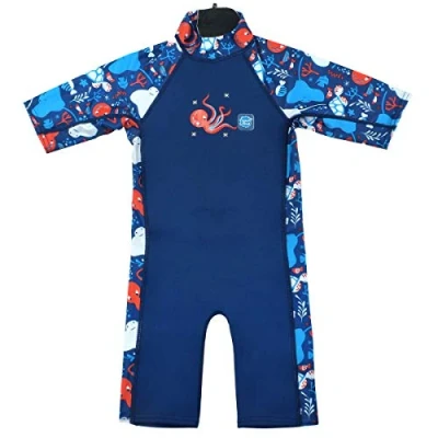 Image of Splash About Childrens &amp; UV Sun And Sea Wetsuit, Under The Sea, 4 6 Years EU