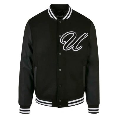 Image of Urban Classics BIG Bomber Jacket, Men&#039;s, Size: Large, Black