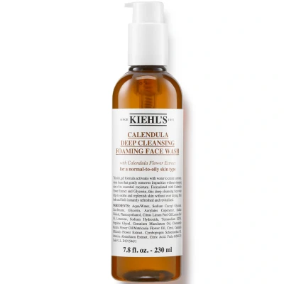 Image of Kiehl&#039;s Calendula Deep Cleansing Foaming Face Wash (Various Sizes) 230ml