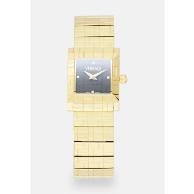 Image of Versace Watches Mosaic Watch Yellow goldcoloured, Women&#039;s, Size: One Size, gold coloured