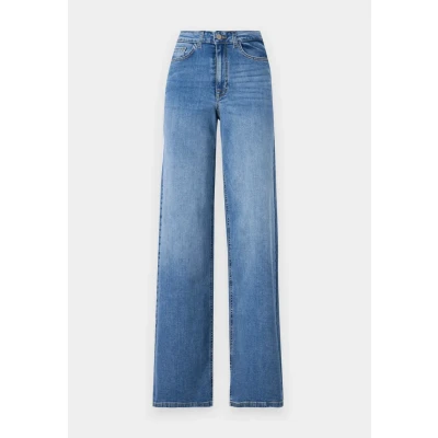 Image of JDY Jdyfelina WIDE Straight leg jeans, Women&#039;s, Size: XSx30, Medium blue denim