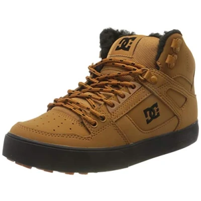 Image of DC Shoes Men&#039;s Pure Sneaker, Wheat Black, 8.5 UK
