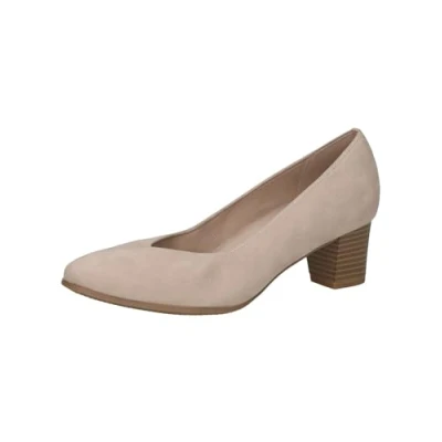 Image of Caprice Classic heels, Women&#039;s, Size: 6, Sand suede Leather
