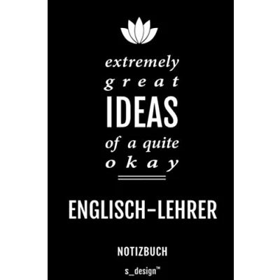 Image of Notizbuch für Englisch Lehrer: Originelle Geschenk Idee [120 Seiten gepunktet Punkte Raster blanko Papier]