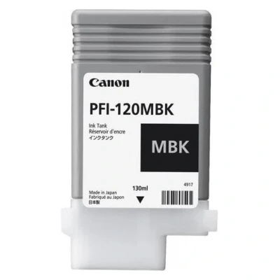 Image of Canon PFI120MBK Suitable for IPF TM200 Matte Black Ink 2884C001 130ml