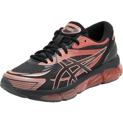 Image of Asics Sportstyle Gelquantum 360 VIII Unisex Trainers, Size: 11, Black/cayenne Textile/synthetics