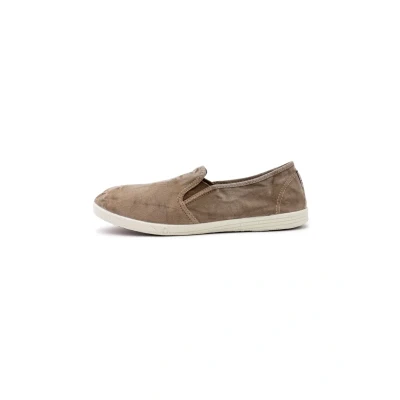Image of Natural World Cangrejo Slipons beige, Men&#039;s, Size: 7, Beige Cotton