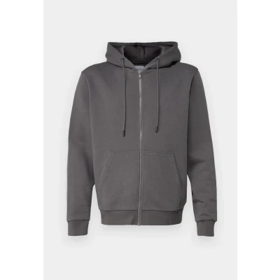 Image of Jack &amp; Jones Jjebradley ZIP HOOD Zipup sweatshirt, Men&#039;s, Size: XXL, Castle rock