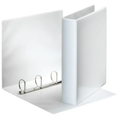 Image of Esselte Essentials Presentation Binder, PP, 4 cm Ring Diameter, 49704 A4, White