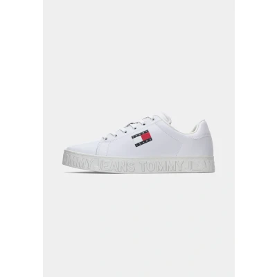 Image of Tommy Jeans Trainers, Women&#039;s, Size: 5, White shoes