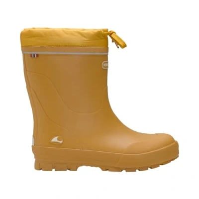 Image of Viking Jolly Thermo Unisex Wellies for kids, Size: 13K, Mustard Synthetics