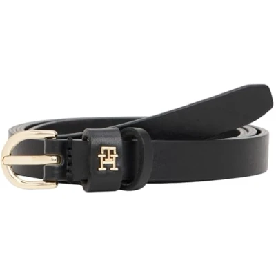 Image of Tommy Hilfiger Essential Effortless Belt, Women&#039;s, Size: 34, Black