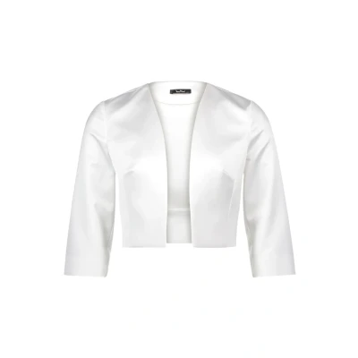 Image of Vera Mont MIT Kellerfalten Blazer, Women&#039;s, Size: 8, White