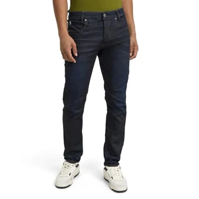 Image of G STAR RAW Men&#039;s D STAQ 5 Pocket Slim Jeans, Blue (Dk Aged D06761 7209 89), 30W / 32L