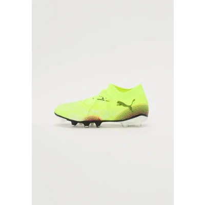Image of Puma Future 8 Match Moulded stud football boots, Men&#039;s, Size: 39, Yellow alert/black/sun struck shoes