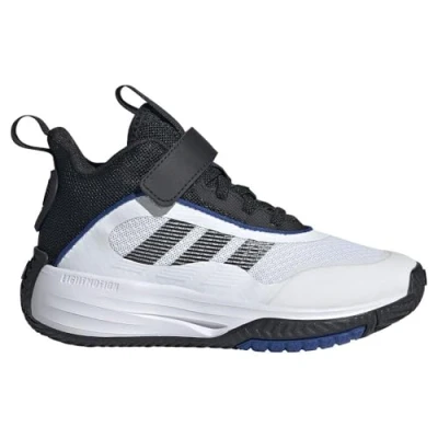 Image of adidas Performance Ownthegame 3.0 Unisex Basketball shoes for kids, Size: 12K, Footwear white/core black Textile/synthetics