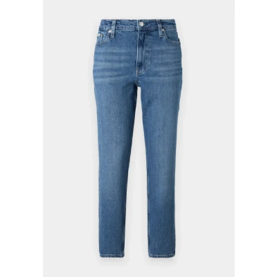 Image of Calvin Klein Jeans MOM JEAN Tapered Fit, Women&#039;s, Size: 29x28, Denim dark