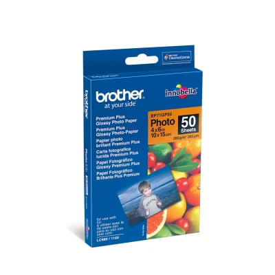 Image of Brother Innobella Premium Plus BP71GA4 Glossy A4 (210 x 297 mm) 260 g/m² 20 sheet(s) photo paper for DCP J1140, J1200, J926, J981, T720, MFC J1500, J4335, J4340, J5630, J739, J903
