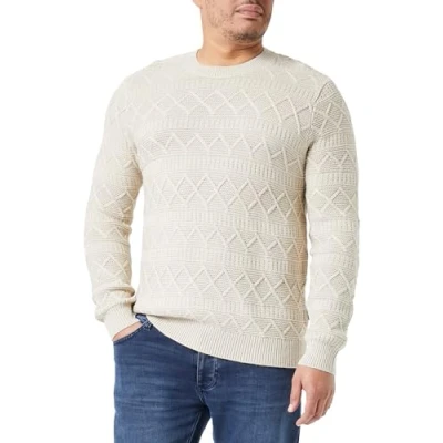 Image of Only &amp; Sons Men&#039;s Knitted Jumper, Silver Lining, XL