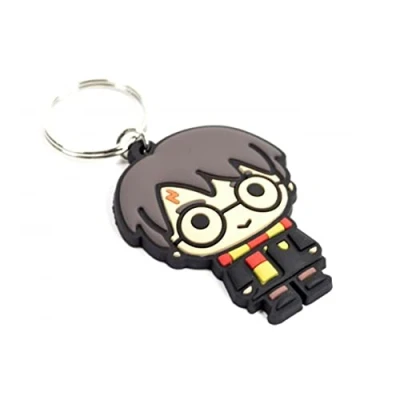 Image of Harry Potter Rubber Keyring Chibi Official Merchandise