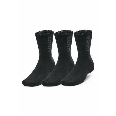 Image of Under Armour 3 PACK Sports socks black, Size: Medium, Black