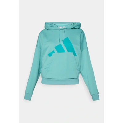 Image of adidas Sportswear Hoodie, Women&#039;s, Size: Large, Powder teal
