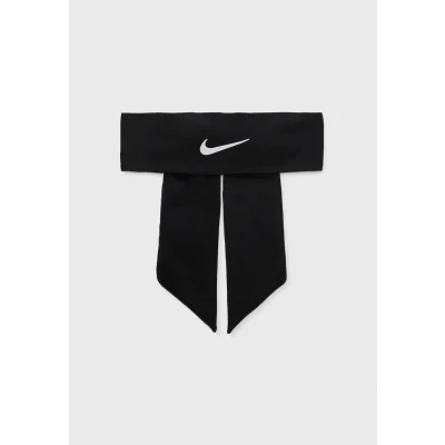 Image of Nike Performance DRY FIT HEAD TIE Sweatband, Size: One Size, Black/white