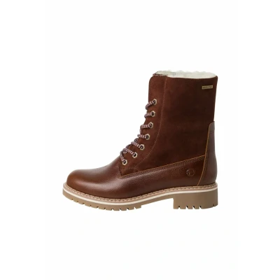 Image of Tamaris Winter boots, Women&#039;s, Size: 3.5, Brown Leather