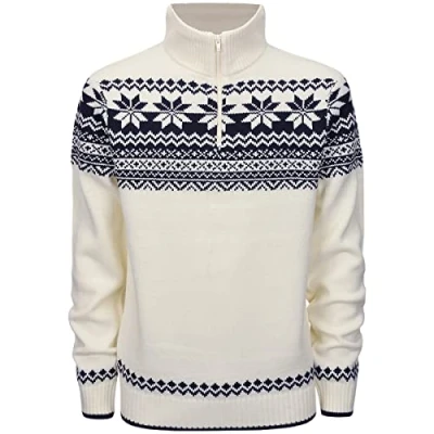 Image of Brandit Troyer Norweger Jumper, Men&#039;s, Size: Small, White