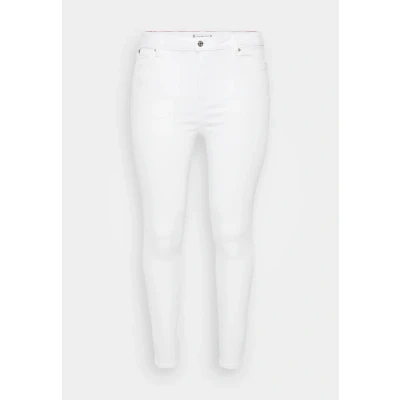 Image of Tommy Hilfiger Curve Harlem Jeans Skinny Fit, Women&#039;s, Size: 18, Optic white