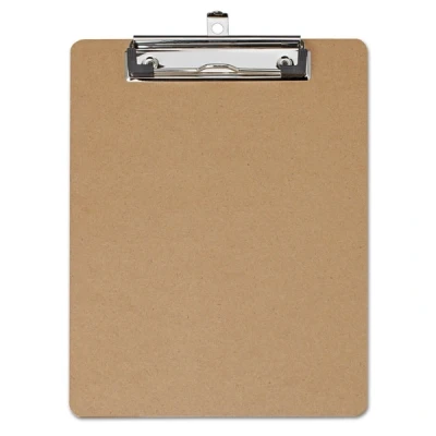 Image of Clipboard Maulbasic, Clipboard, Din A5 High, Hard Fibre Wood, Recyclable, 8 mm Clamping Width