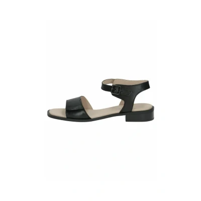 Image of Caprice Damen Pantolette mit Keilabsatz aus Leder, Blau (OCEAN NUBUC), 41