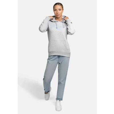 Image of Lonsdale Balnacoil Hoodie, Women&#039;s, Size: XXL, Marl grey light pastel blue