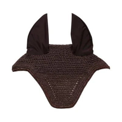 Image of Kentucky Wellington Ear Cover Sparkling Brown For Horse