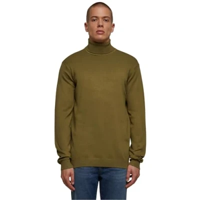 Image of Urban Classics Turtleneck Jumper, Men&#039;s, Size: Small, Tiniolive