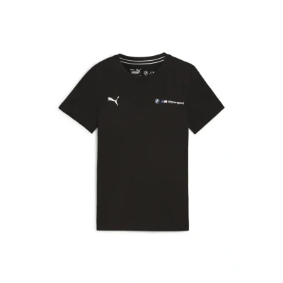 Image of Puma BMW MMS ESS LOGO TEE Print Tshirt for kids, Size: 140, Black