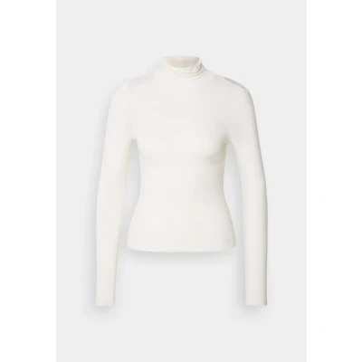 Image of Scotch &amp; Soda CORE ROLL UP NECK Long Sleeve sleeved top, Women&#039;s, Size: XS, Off white