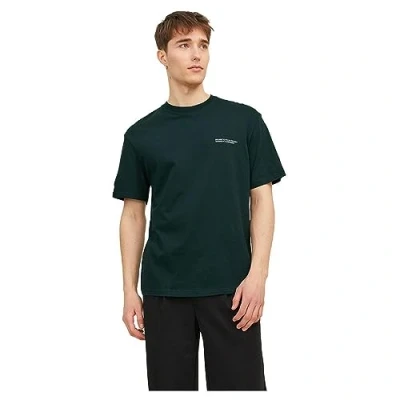 Image of Jack &amp; Jones Jorvesterbro BACK SS CREW NECK Print Tshirt, Men&#039;s, Size: Medium, Magical forest