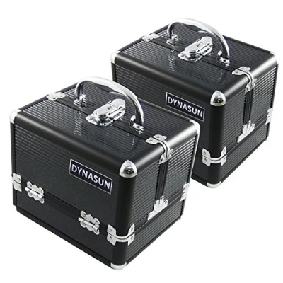 Image of DynaSun Luggage Cosmetic Case, Nero (Black) 16075 2X BS35 Black