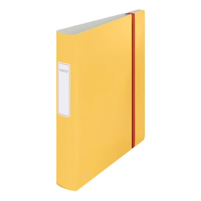 Image of Leitz 180 Active Lever Arch File, 350 Sheet Capacity, 65 mm Spine, Cosy Range, A4, Warm Yellow, 10390019