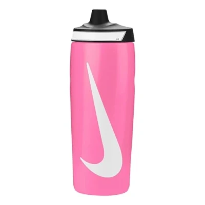 Image of Nike Performance Refuel Bottle GRIP 24 OZ / 709ML Unisex Drink bottle, Size: One Size, Pink glow/black/white
