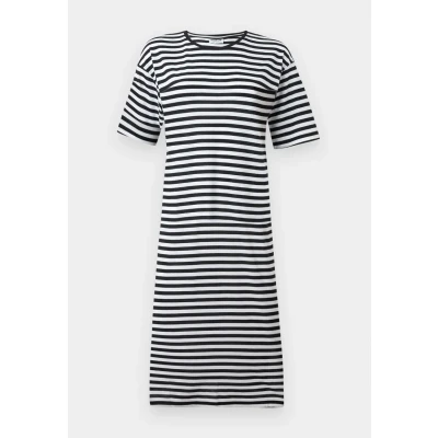 Image of Noisy May Nmmayden Dress Jersey dress, Women&#039;s, Size: 12, Black/bright white