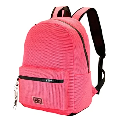 Image of Oh My Pop! Mesh Backpack, Pink, One Size, Backpack Fucsia Neon