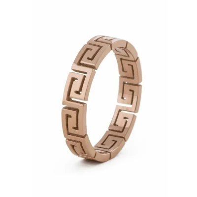 Image of Akitsune Argius Ring Rose goldcoloured, Size: 57, gold coloured