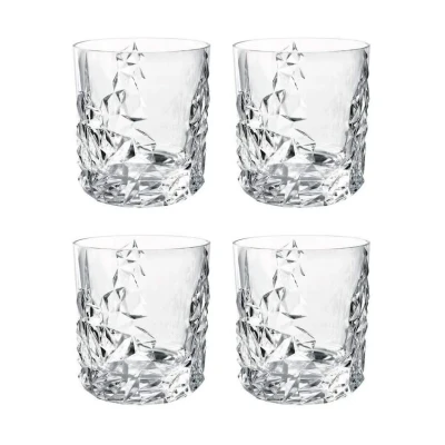 Image of Nachtmann Whiskey Glasses Sculpture 370 ml 4 Pieces