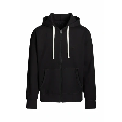 Image of Tommy Hilfiger Essential Zipup sweatshirt, Size: XS, Black